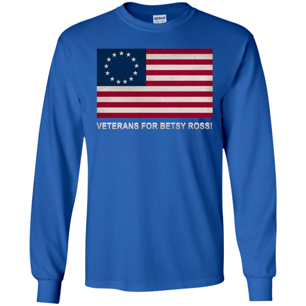 Betsy Ross Vets 2 LS Cotton Ultra T-Shirt