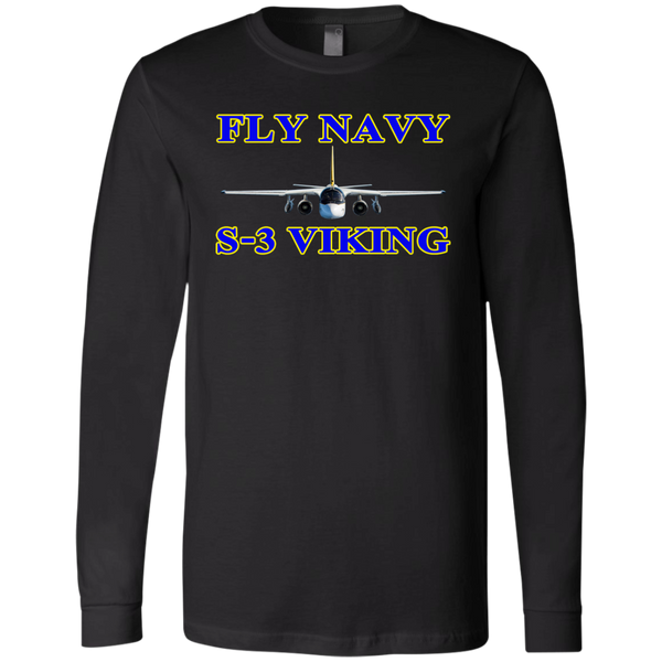 Fly Navy S-3 1 LS Jersey T-Shirt