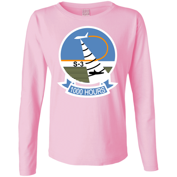 S-3 Viking 8 Ladies' LS Cotton T-Shirt