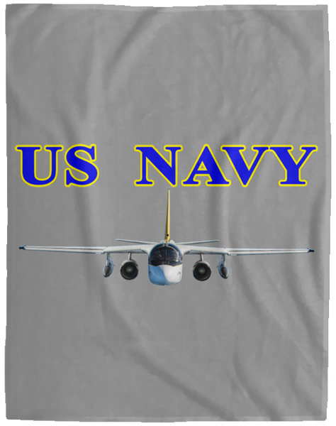 US Navy S-3 2 Blanket - Velveteen Micro Fleece Extra Large