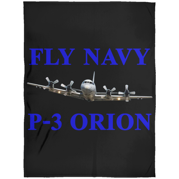 Fly Navy P-3 1 Blanket - Arctic Fleece Blanket 60x80