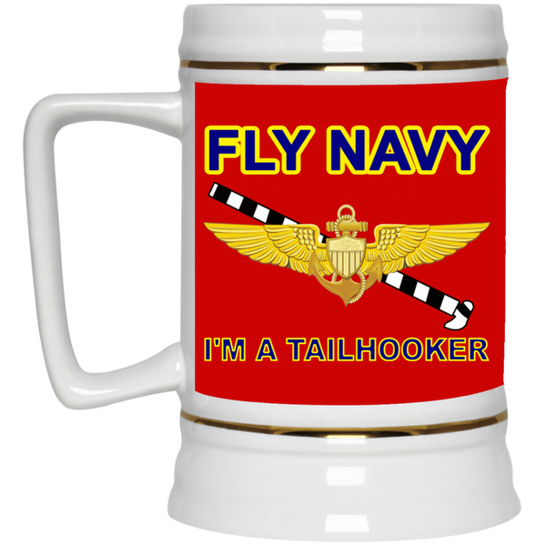 Fly Navy Tailhooker Beer Stein - 22oz
