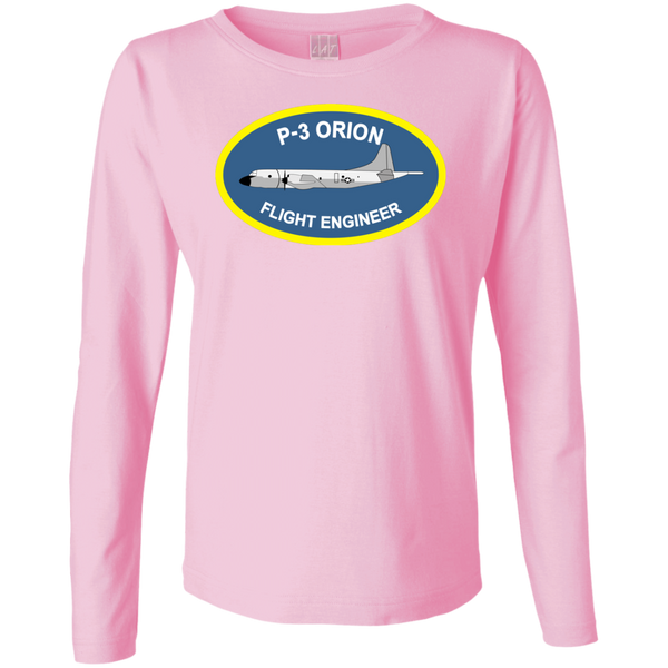 P-3 Orion 4 FE Ladies' LS Cotton T-Shirt