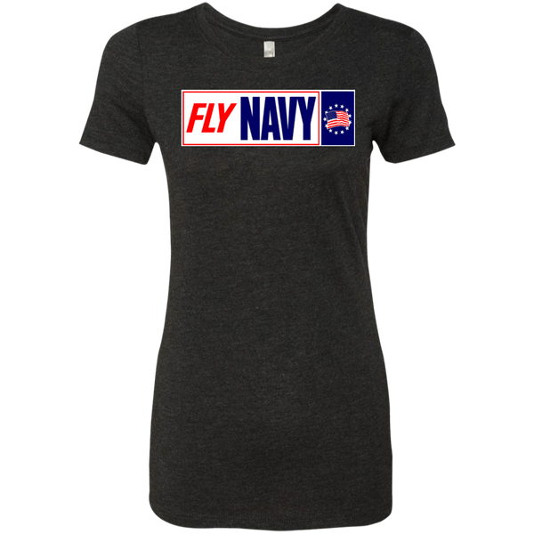 Fly Navy 1 Ladies' Triblend T-Shirt