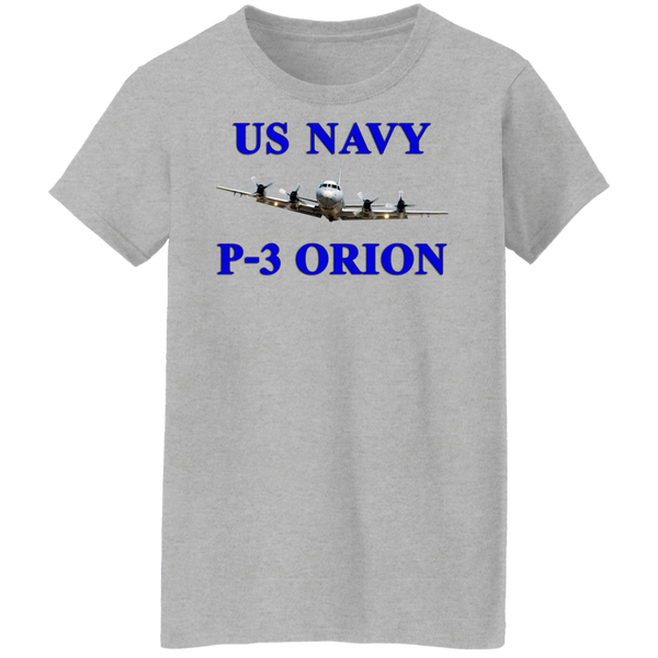 US Navy P-3 1 Ladies' Cotton T-Shirt