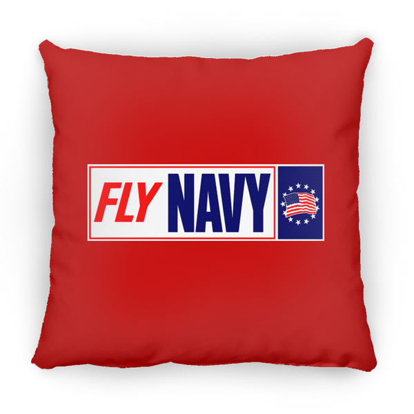 Fly Navy 1 Pillow - Square - 14x14