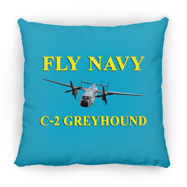 Fly Navy C-2 3 Pillow - Square - 14x14