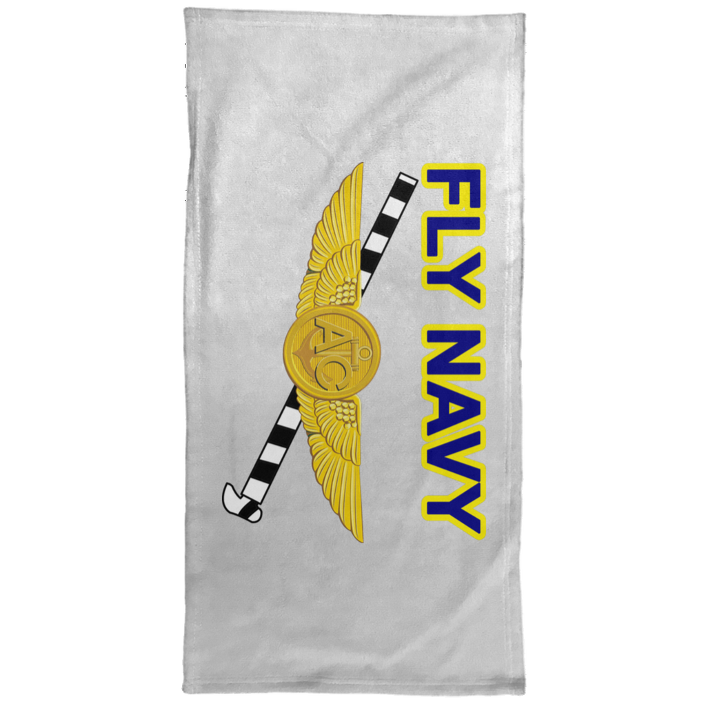 Fly Navy Tailhook 2 Hand Towel - 15x30