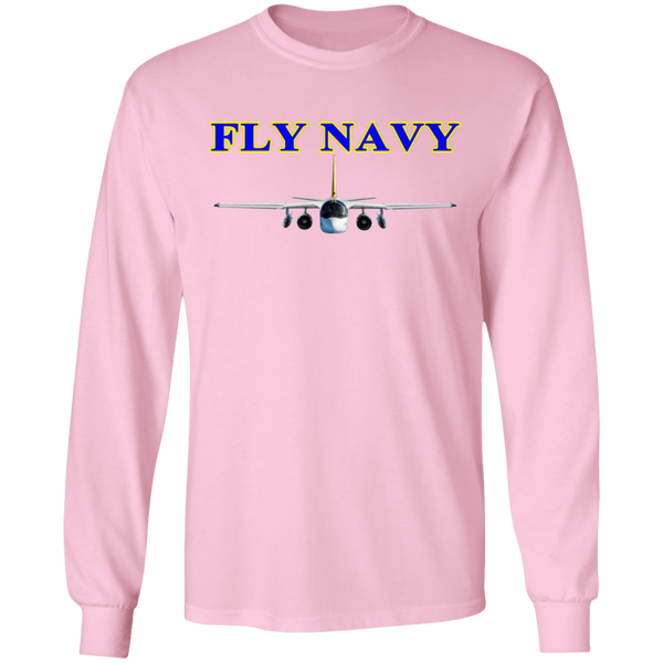 Fly Navy S-3 2 LS Ultra Cotton T-Shirt