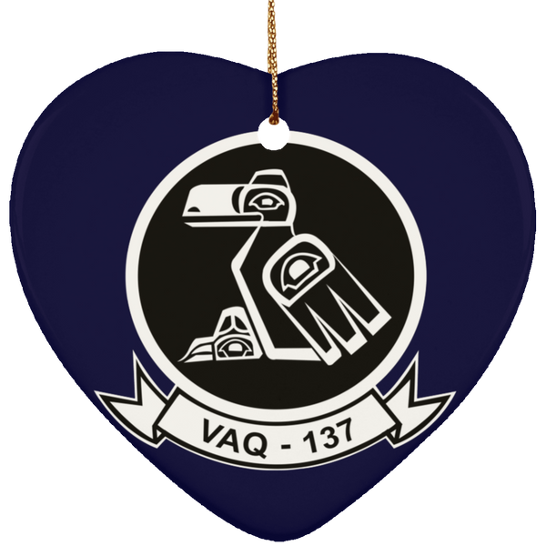 VAQ 137 3 Ornament Ceramic - Heart