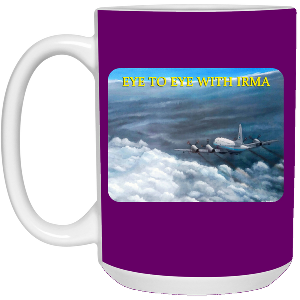 Eye To Eye With Irma White Mug - 15oz