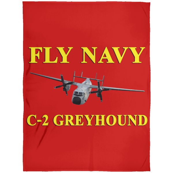 Fly Navy C-2 3 Blanket - Arctic Fleece Blanket 60x80