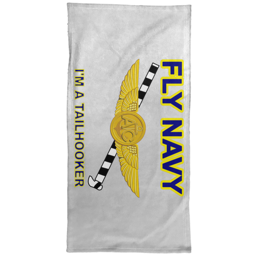 Fly Navy Tailhooker 2 Hand Towel - 15x30