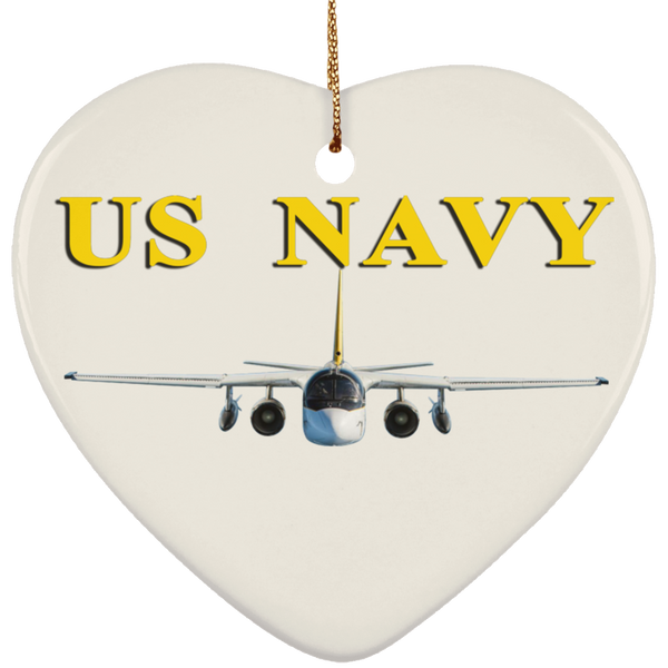 US Navy S-3 4 Ornament - Heart