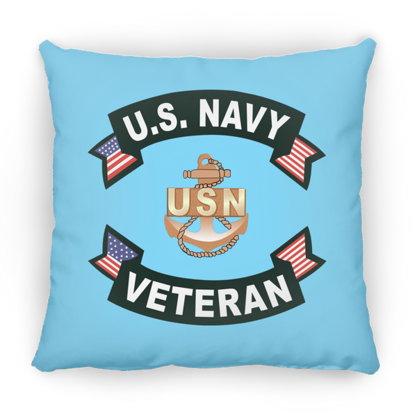 Navy Vet 1 Pillow - Square - 18x18