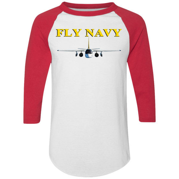 Fly Navy S-3 4 Colorblock Raglan Jersey