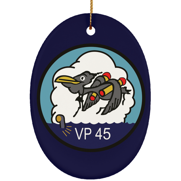 VP 45 1 Ornament Ceramic - Oval