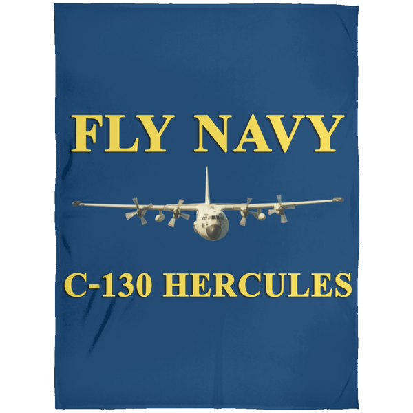 Fly Navy C-130 3 Blanket - Arctic Fleece Blanket 60x80