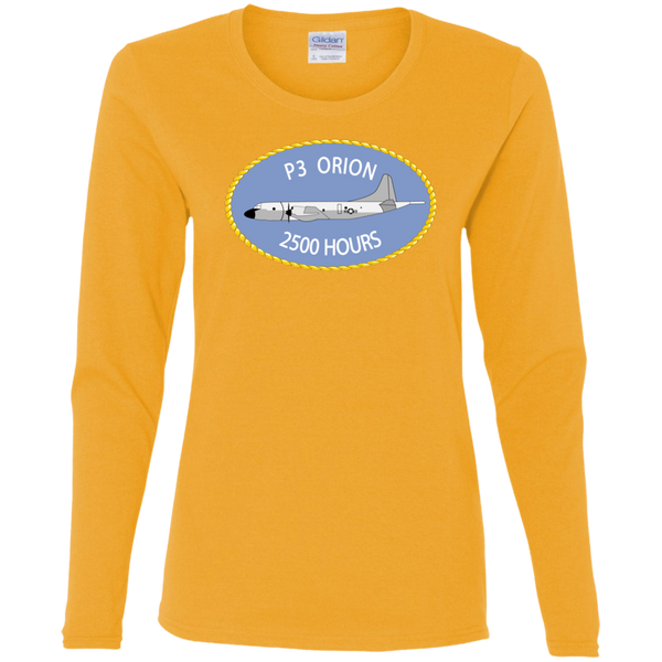 P-3 Orion 9 2500 Ladies' Cotton LS T-Shirt