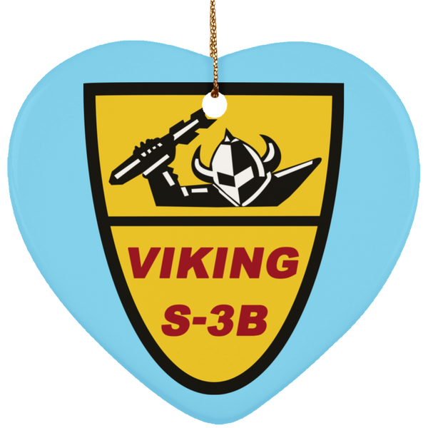 S-3 Viking 1 Ornament - Heart