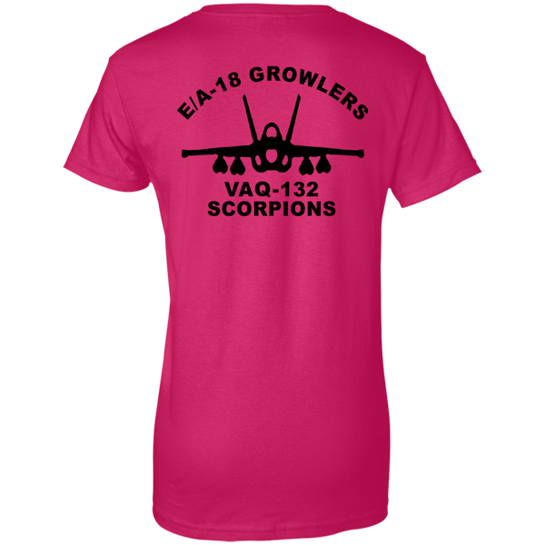 VAQ 132 2b Ladies Custom Cotton T-Shirt