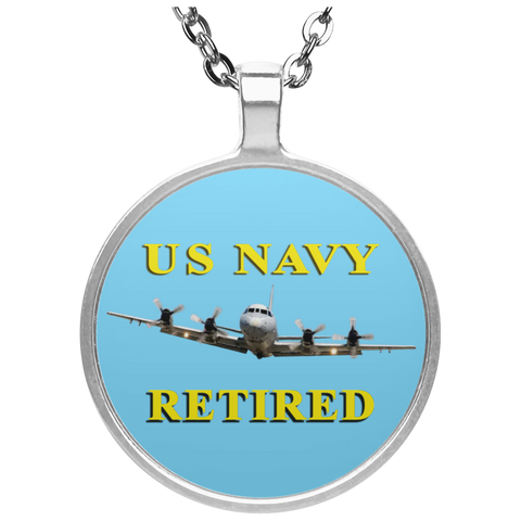 Navy Retired 1 Necklace - Circle