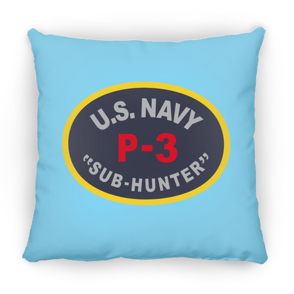 P-3 Sub Hunter Pillow - Square - 14x14