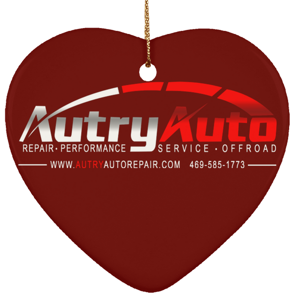 Autry Auto Ornament - Heart