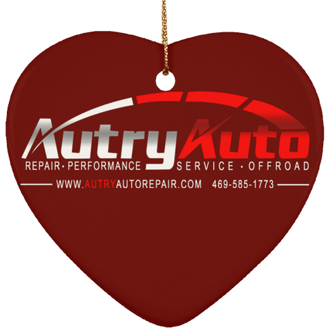 Autry Auto Ornament - Heart