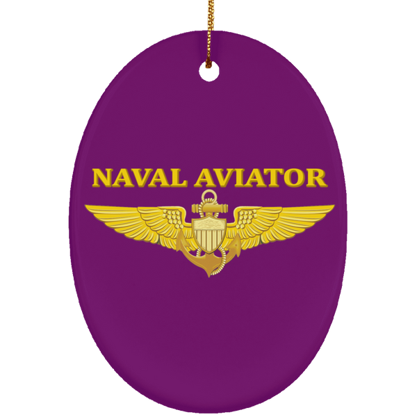 Aviator 2 Ornament - Oval