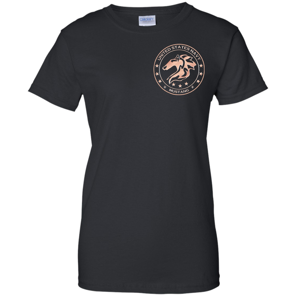 Mustang 8 Ladies Custom Cotton T-Shirt