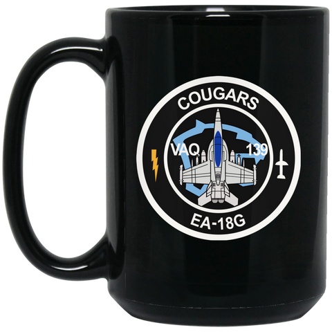 VAQ 139 6 Black Mug - 15oz