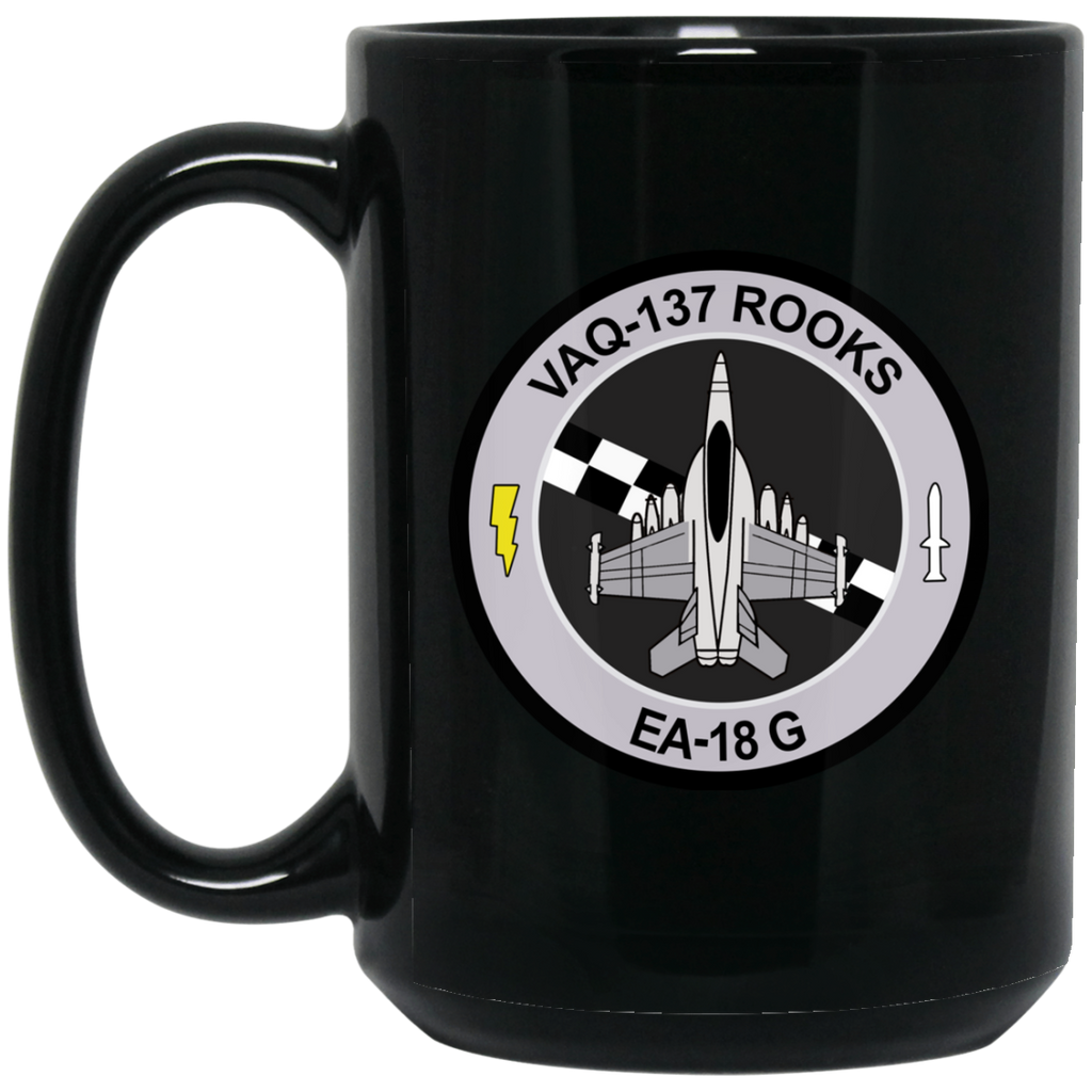 VAQ 137 5 Black Mug - 15oz