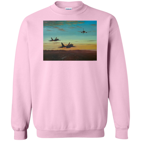 Time To Refuel Crewneck Pullover Sweatshirt