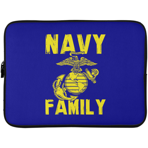 Navy Family Semper Fi 1 Laptop Sleeve - 15 Inch