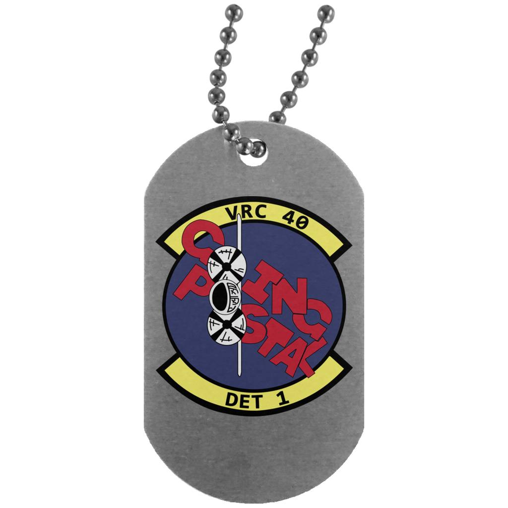 VRC 40 Det 1 1 Dog Tag - Silver