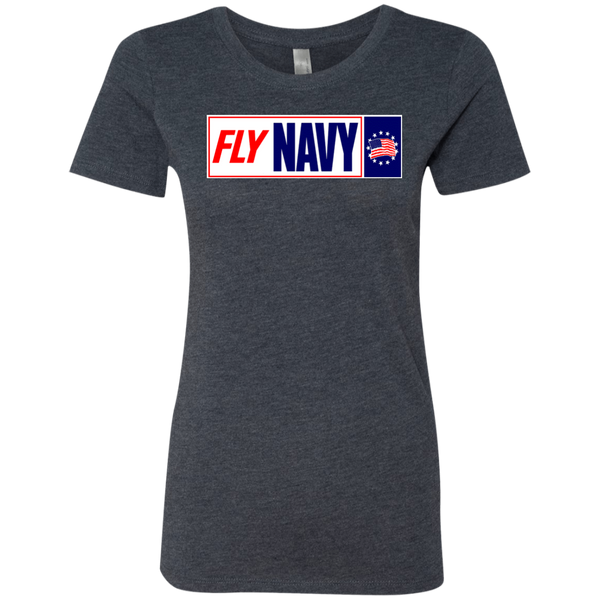 Fly Navy 1 Ladies' Triblend T-Shirt