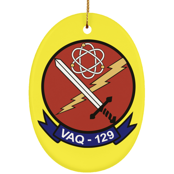 VAQ 129 2 Ornament - Oval