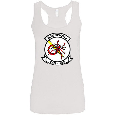 VAQ 132 1 Ladies' Softstyle Racerback Tank