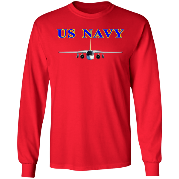 US Navy S-3 2 LS Ultra Cotton T-Shirt