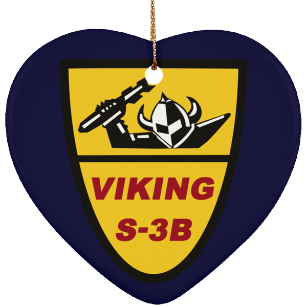 S-3 Viking 1 Ornament - Heart