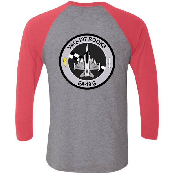 VAQ 137 5c Baseball Raglan T-Shirt