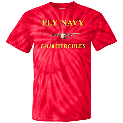 Fly Navy C-130 3 Cotton Tie Dye T-Shirt