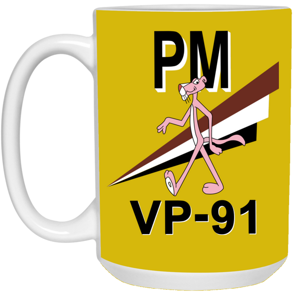 VP 91 3 White Mug - 15oz