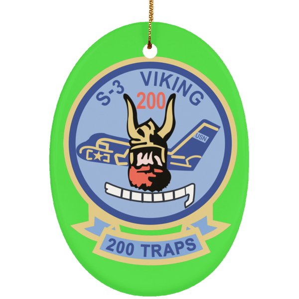 S-3 Viking 4 Ornament - Oval