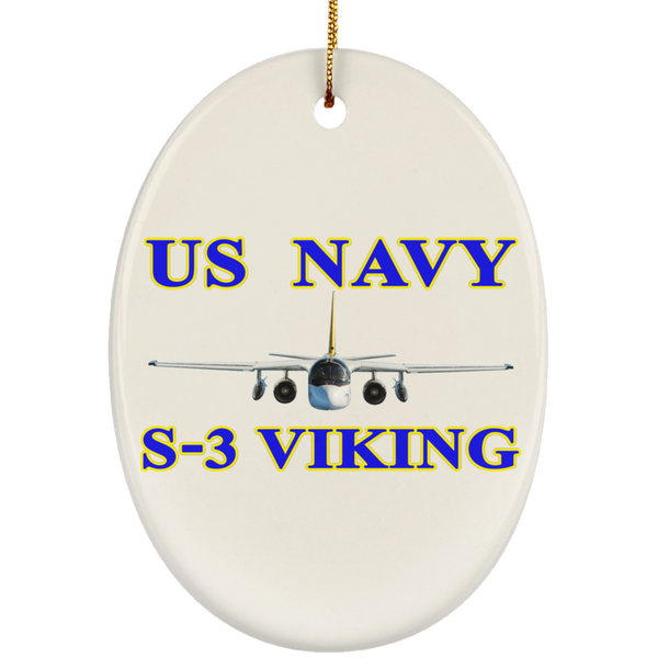 US Navy S-3 1 Ornament - Oval