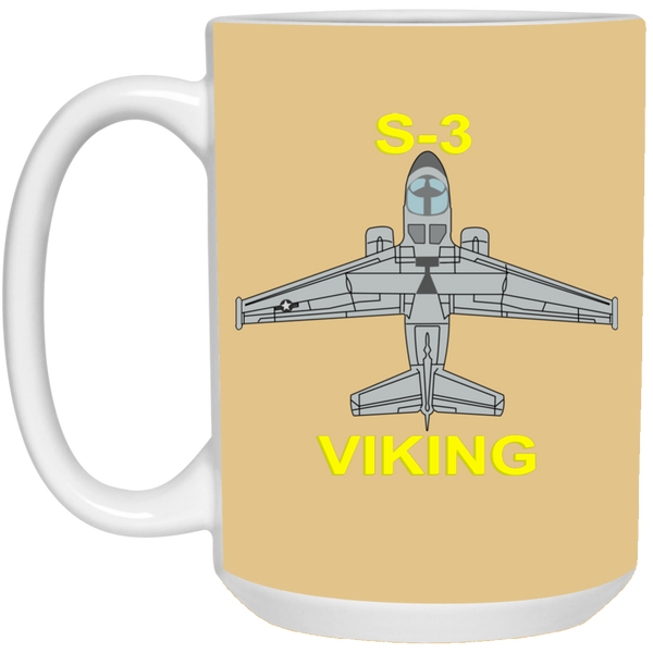 S-3 Viking 11 White Mug - 15oz