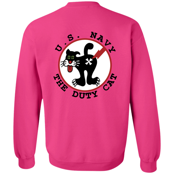 Duty Cat 2a Crewneck Pullover Sweatshirt