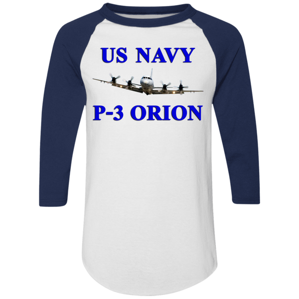 US Navy P-3 1 Colorblock Raglan Jersey