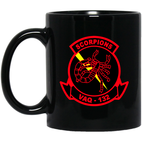 VAQ 132 6 Black Mug - 11oz